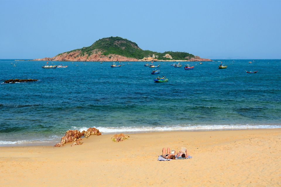 La baie de Nha Trang , Vietnam