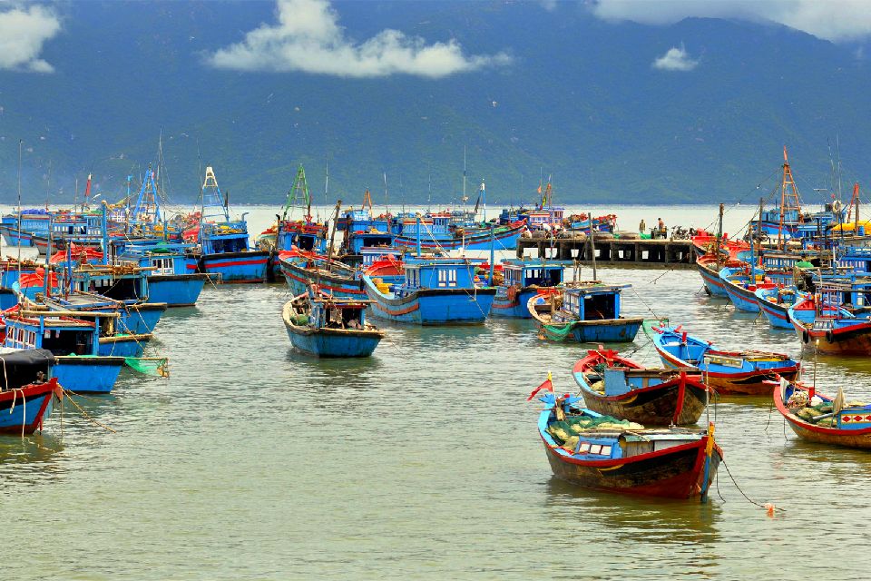 La baie de Nha Trang , Vietnam
