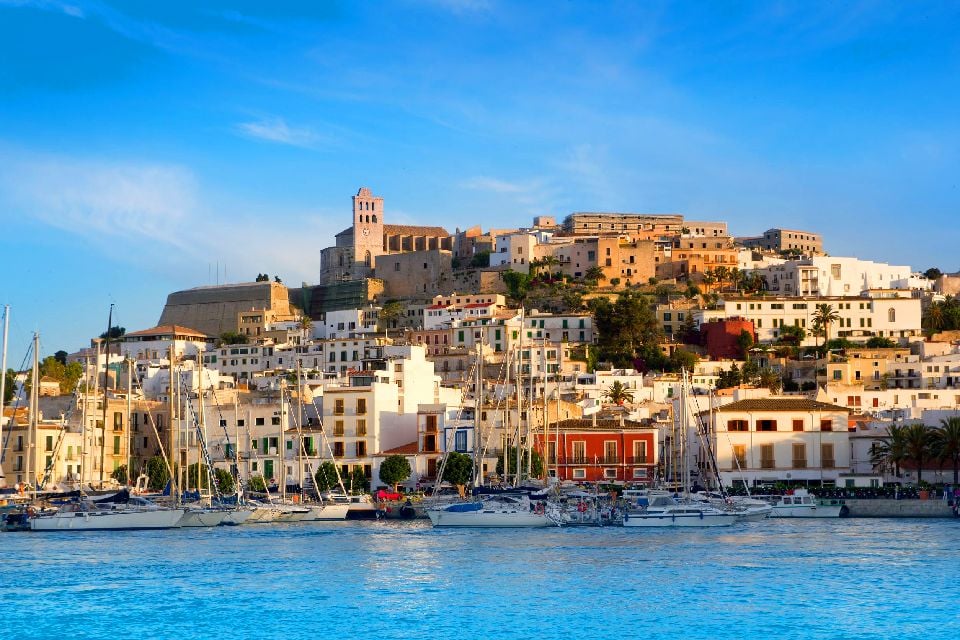 La citadelle d'Eivissa, capitale d'Ibiza , Espagne