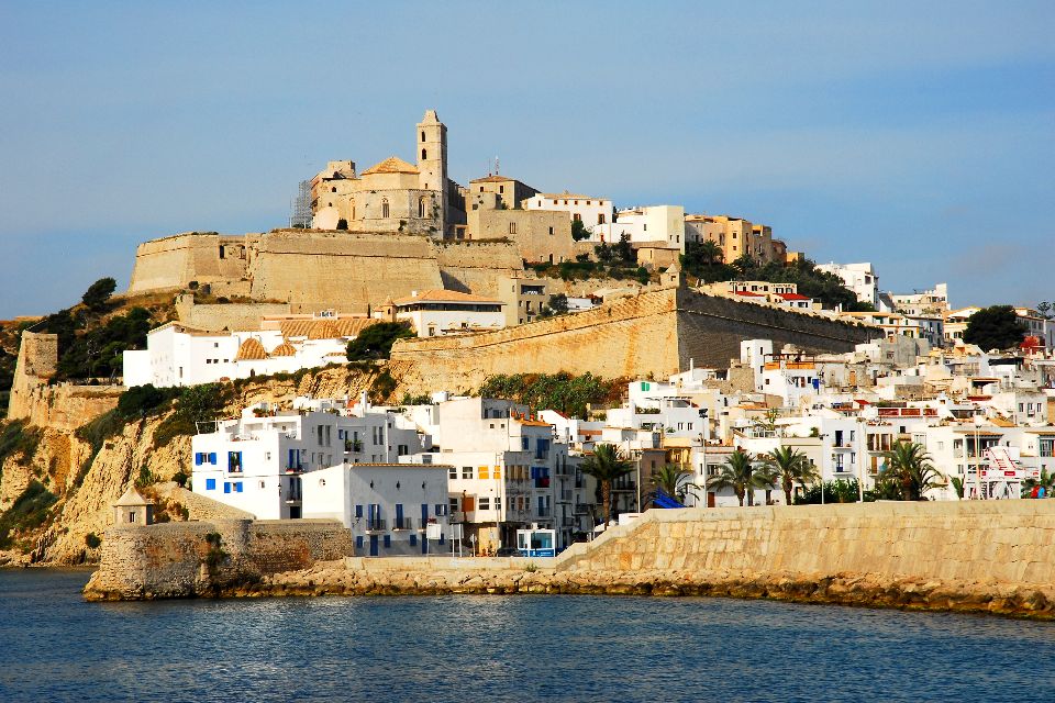 La citadelle d'Eivissa, capitale d'Ibiza , España