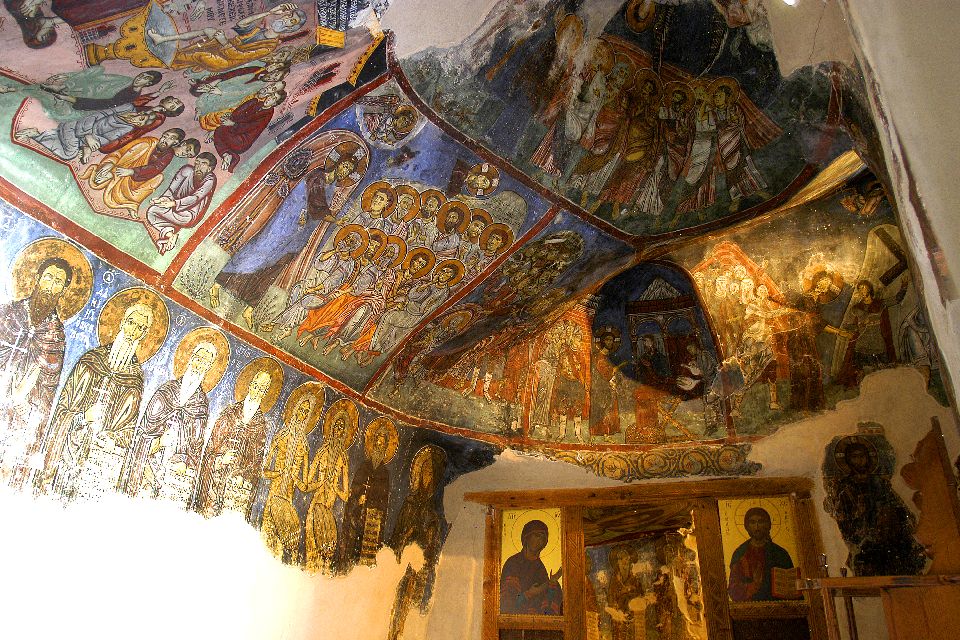Das Kloster von Kykko , Die Fresken von Ayios Neophytos , Zypern