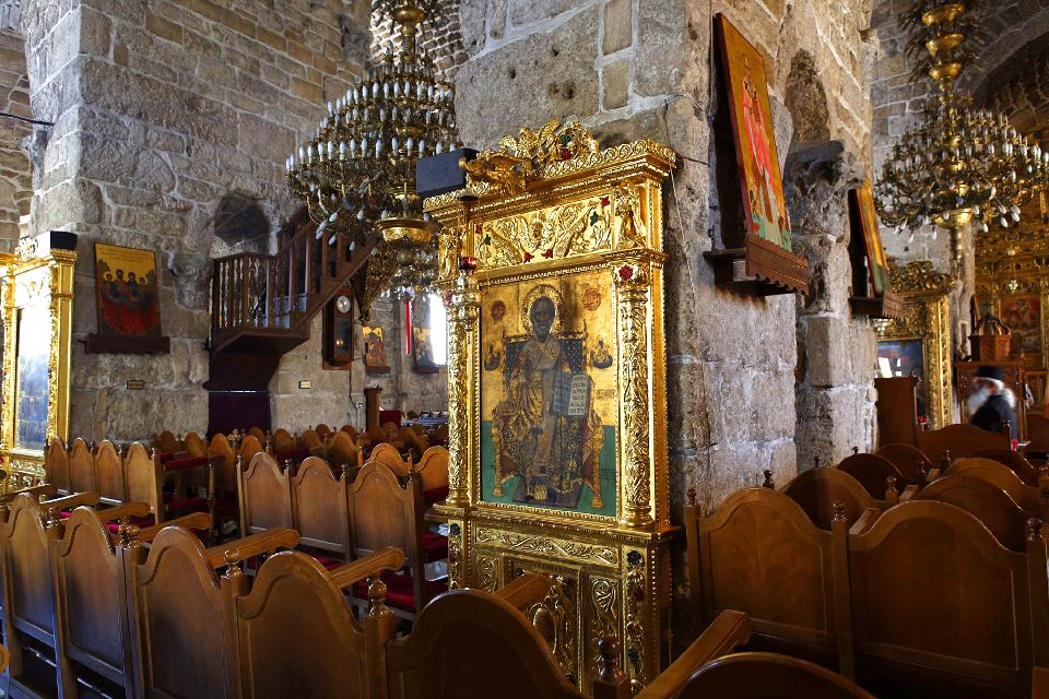 Die Kirche Sankt-Lazare von Larnaka , Im Innern der Agios-Lazaros-Kirche , Zypern