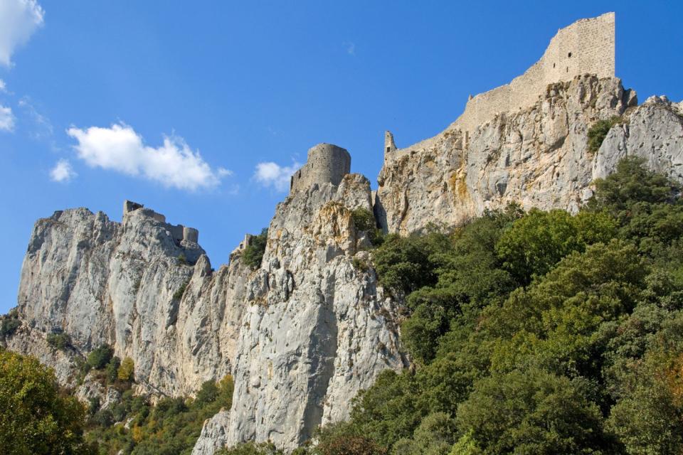 Le château de Peyrpertuse , Frankreich