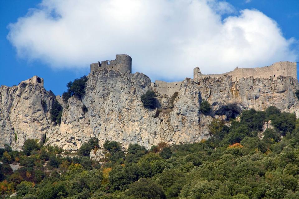 Le château de Peyrpertuse , Frankreich