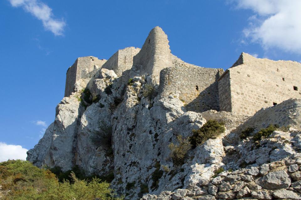 Le château de Quéribus , Frankreich