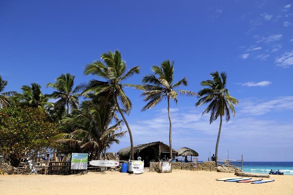 La plage de Macao , République dominicaine