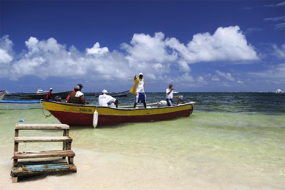 La plage de Cabeza de Toro , République dominicaine