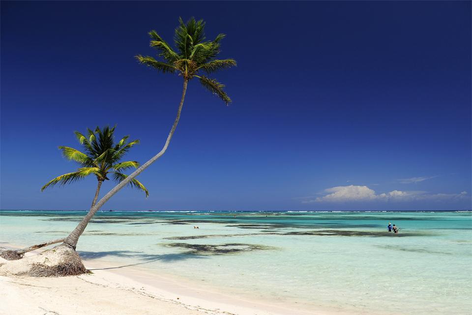 La plage de Playa Blanca , République dominicaine
