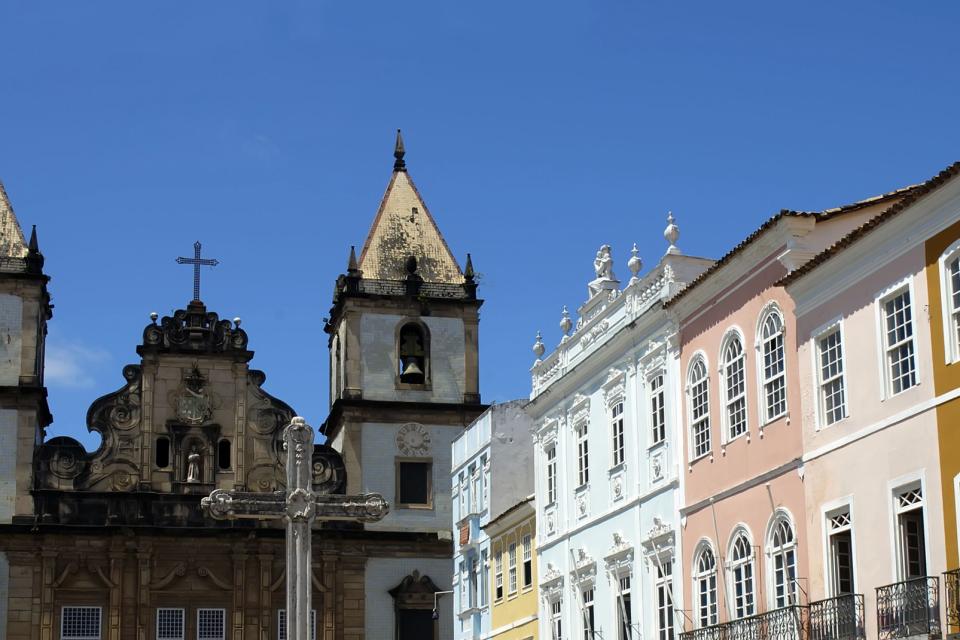 Le Pelourinho à Salvador de Bahia , Brésil