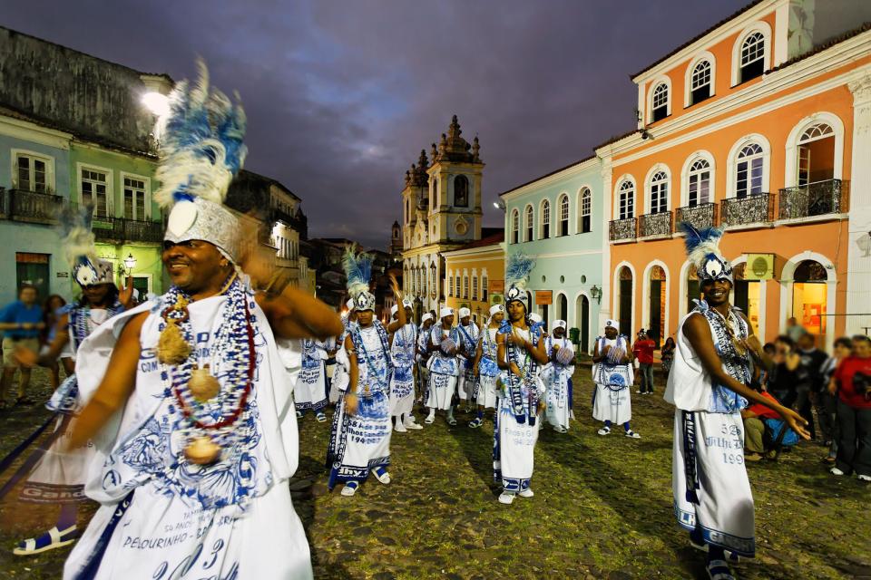 Le Pelourinho à Salvador de Bahia , Brésil