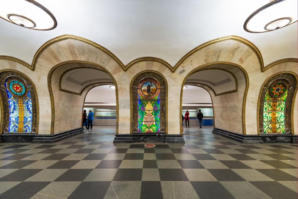 Le métro de Moscou , Russie