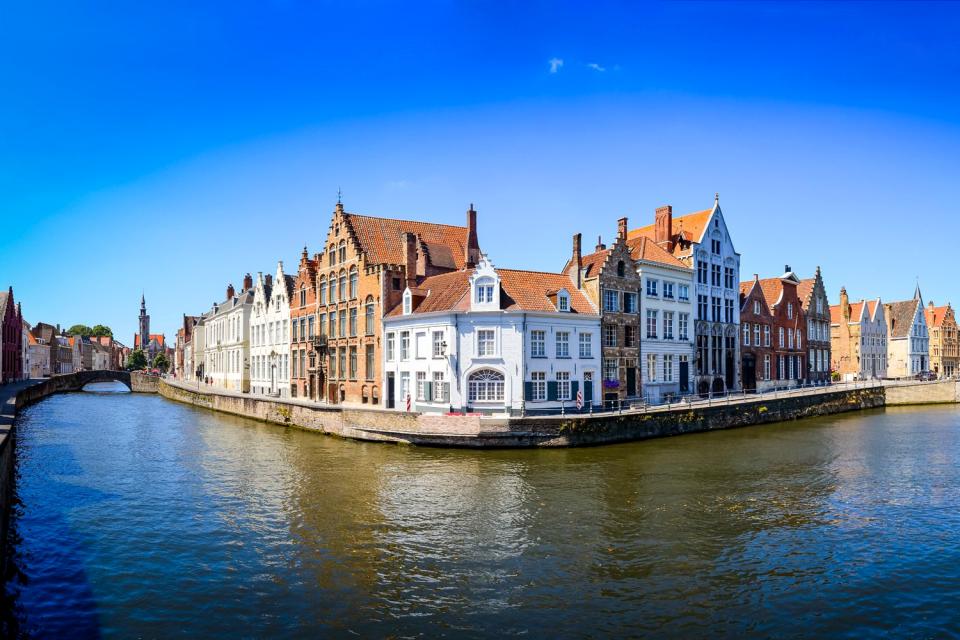 Les canaux de Bruges , Belgique