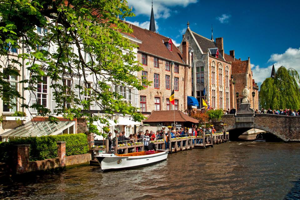 Les canaux de Bruges , Belgique