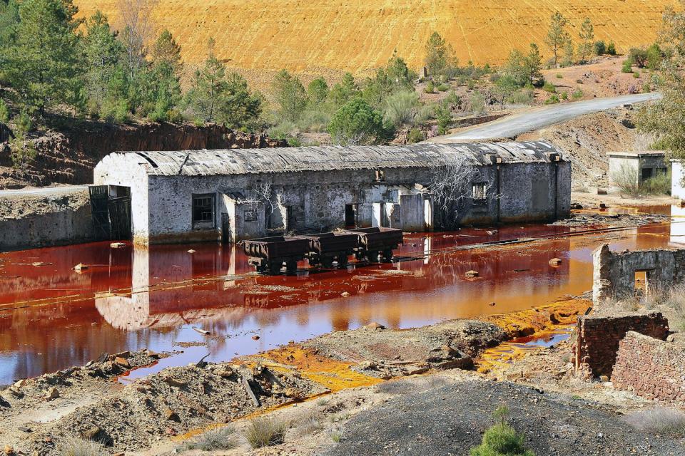 Les mines de Riotinto , Espagne