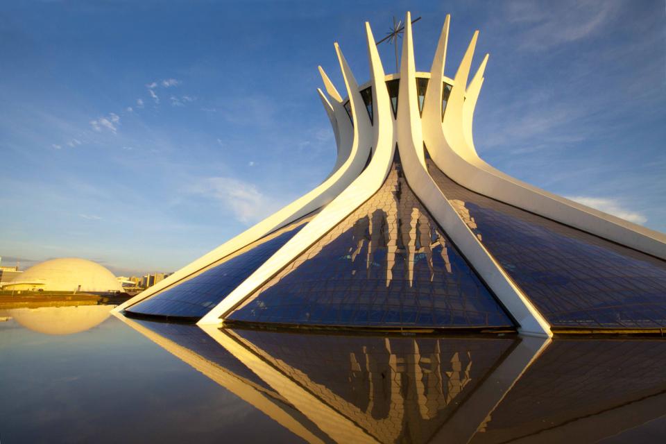 La cathédrale de Brasilia , Brésil