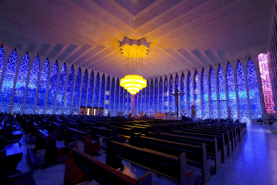 La cathédrale de Brasilia , Brésil