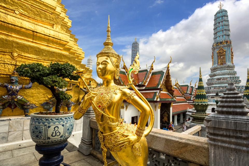 Le Wat Phra Kaeo à Bangkok , Thaïlande