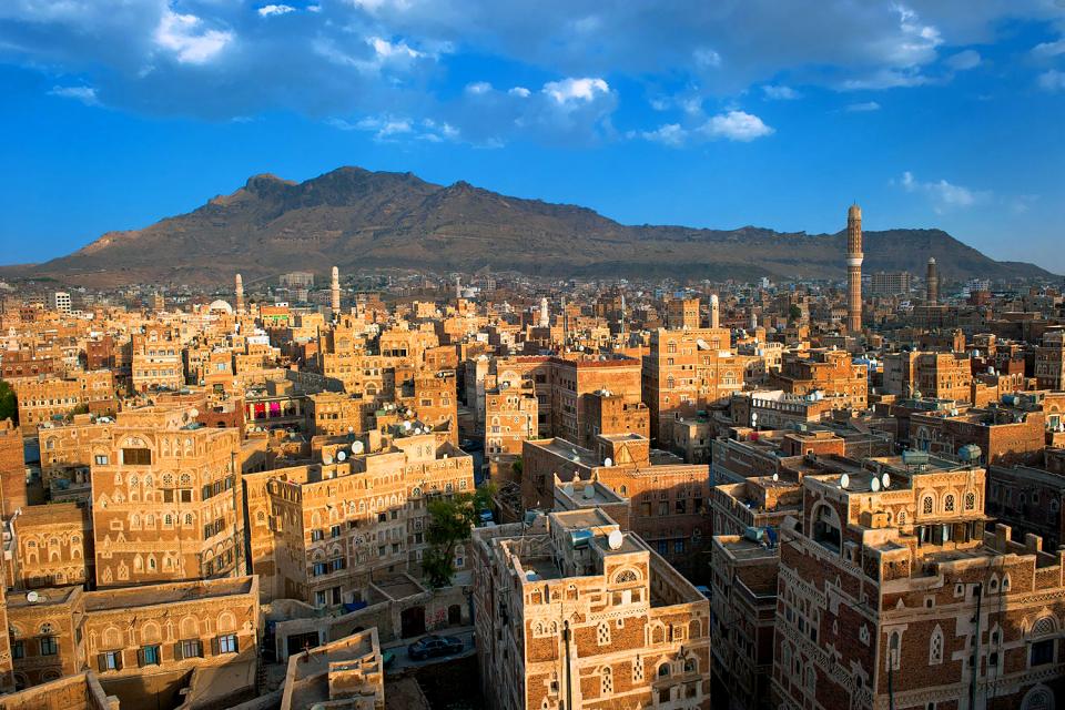 La vieille ville de Sanaa , Yémen