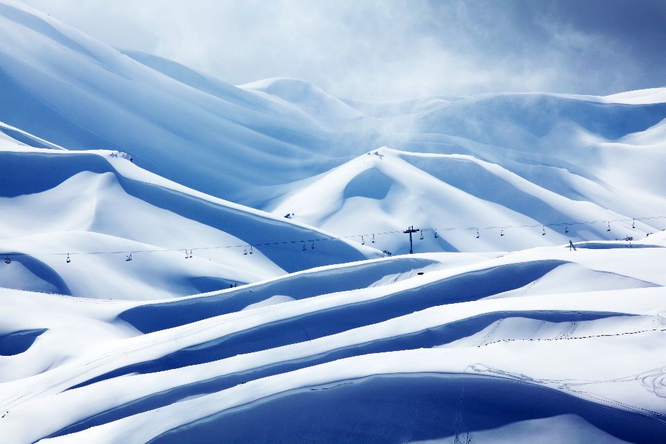 La station de ski des Cèdres de Becharré , Liban