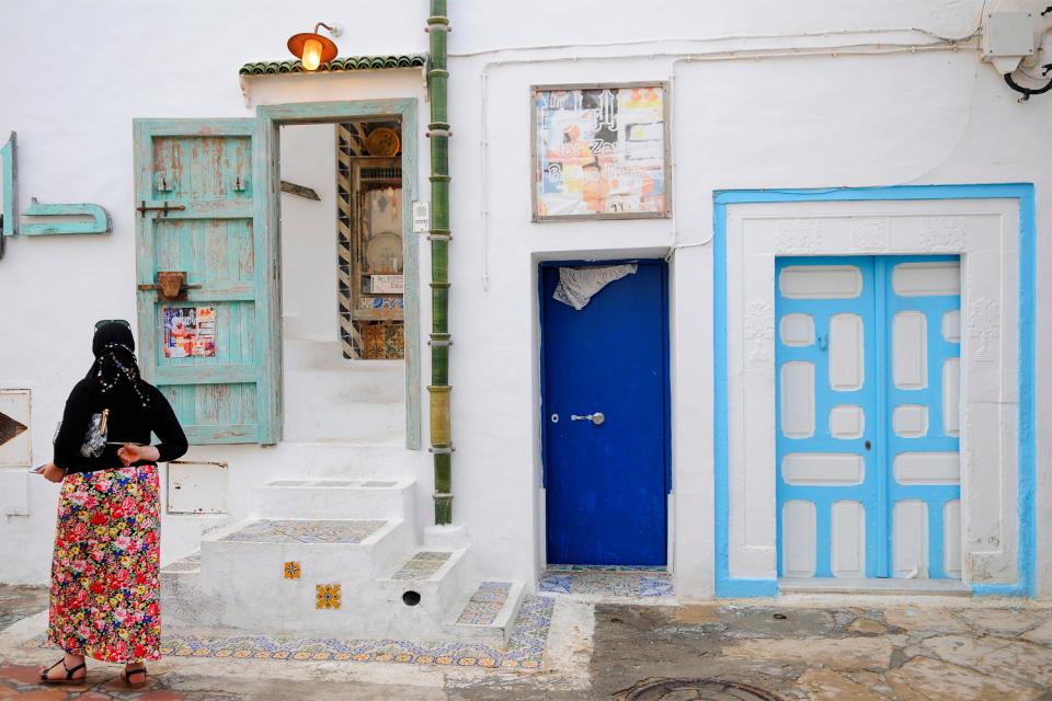 La kasbah d'Hammamet , Tunisie