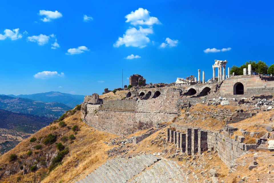Les monuments, Pergame, Turquie, Asie, archéologie, antiquité, temple, grec, grèce antique