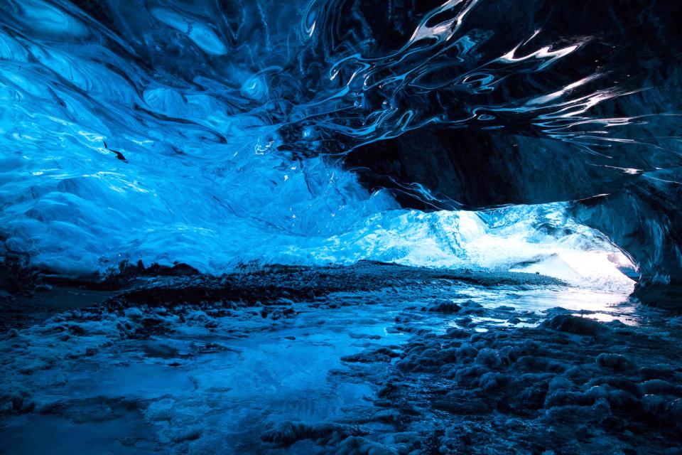 Les grottes de glace de Skaftafell , Islande