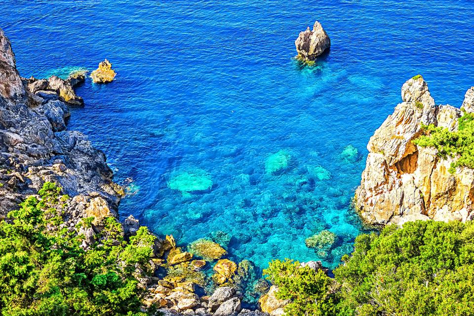 L'île de Corfou , Grèce