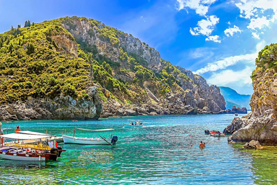 L'île de Corfou , Grèce