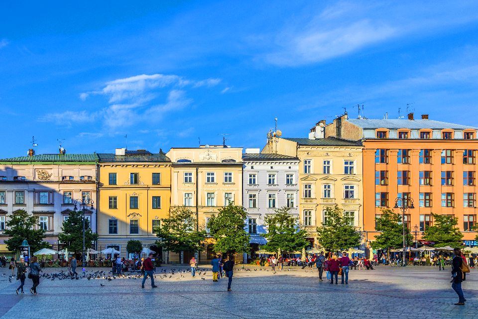 Le centre historique de Cracovie , Pologne