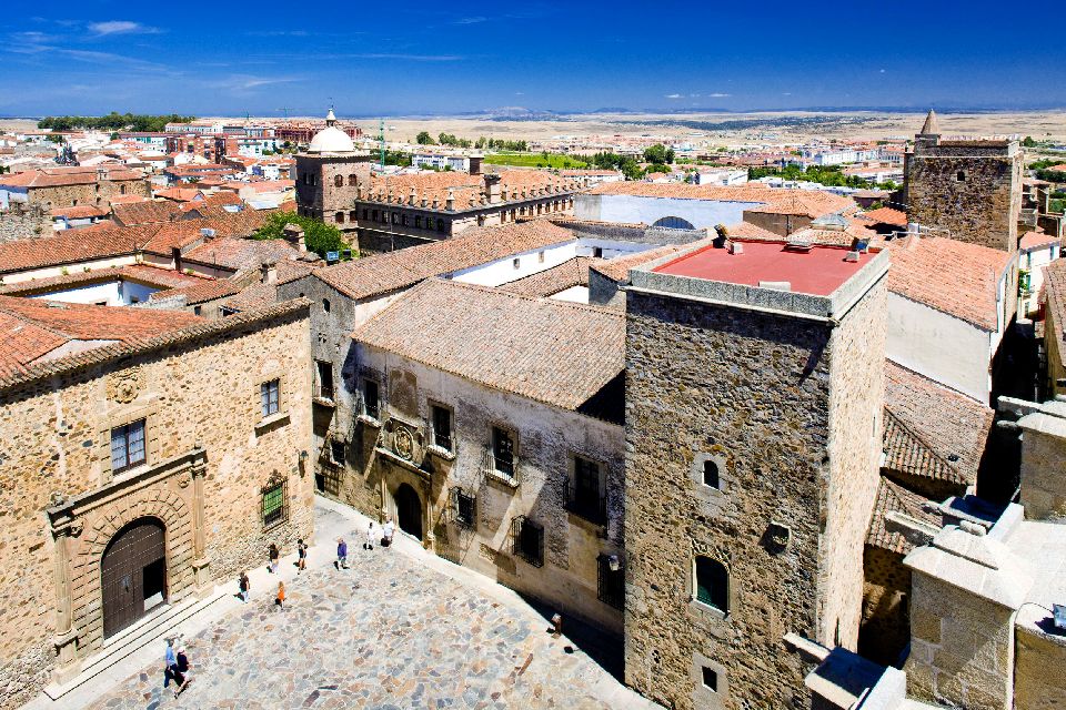 La Vieille Ville De Caceres Extremadure Espagne