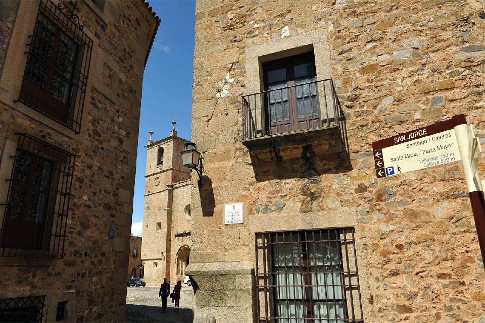 La Vieille Ville De Caceres Extremadure Espagne