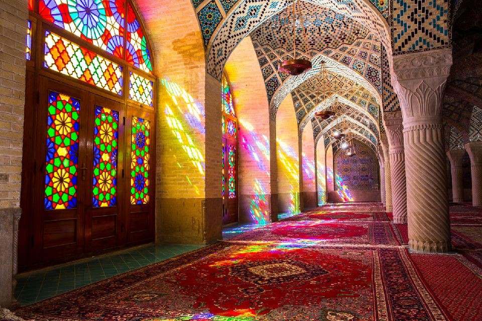 La mosquée Nasir-ol-Molk , Iran