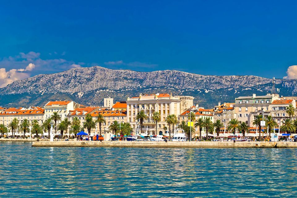 La ville médiévale de Split , Croatie