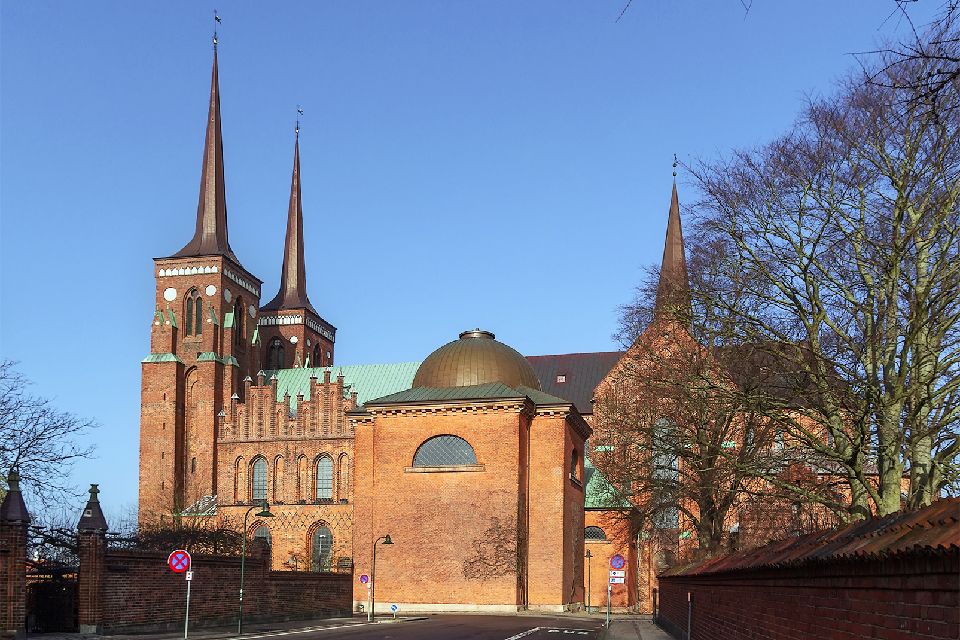 La cathédrale de Roskilde , Danemark