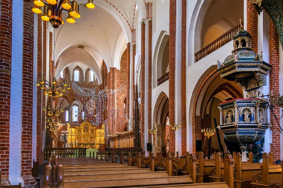 La cathédrale de Roskilde , Danemark