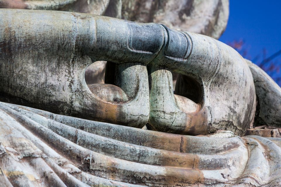 Le Grand Bouddha de Kamakura , Monumentale statue en bronze , Japon
