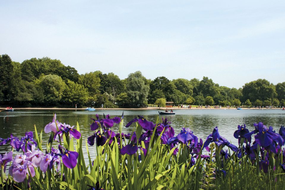 Les parcs naturels et jardins, Royaume-Uni Angleterre Londres jardin Kensington Hyde park parc lac barque