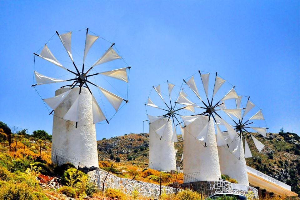 Los yacimientos de la región de Lassithi, Cnossos, Los monumentos, Creta
