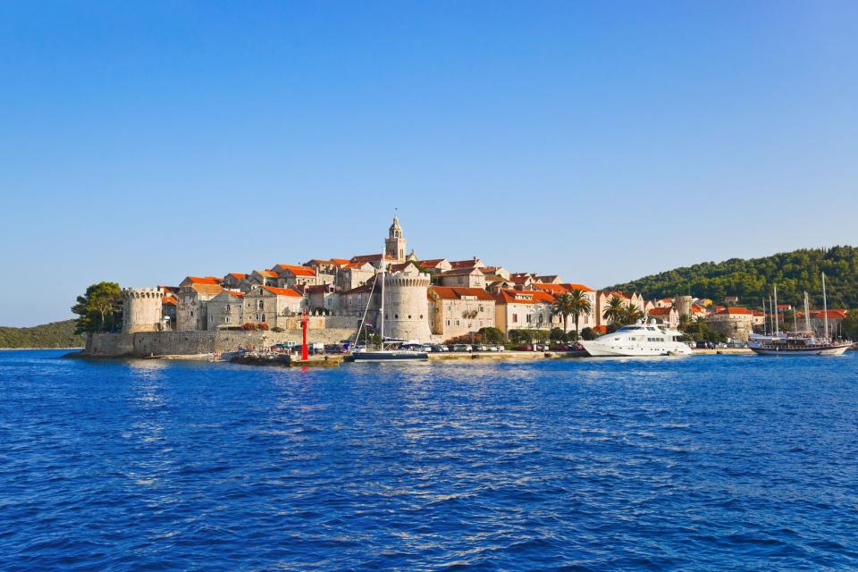 Die Inseln , Eine Kreuzfahrt zur Insel Korkula , Kroatien