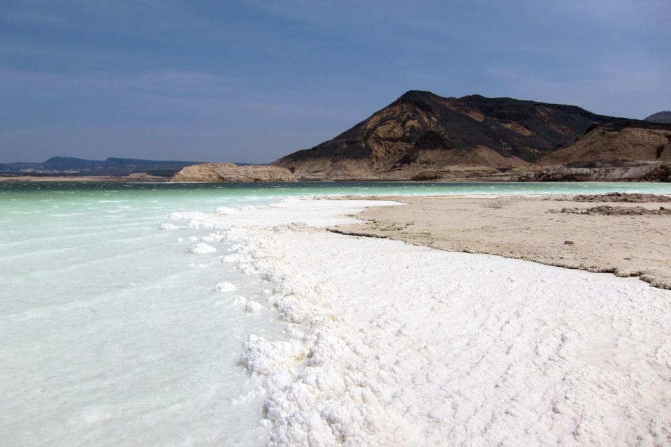 Le lac Assal , Djibouti