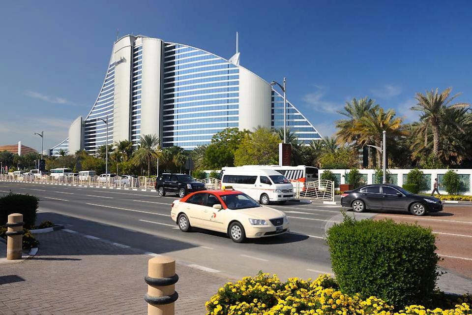 The luxury hotels of Jumeirah , United Arab Emirates