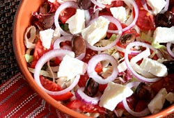 Einfacher Griechischer Salat