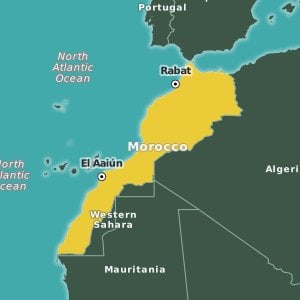 map Morocco