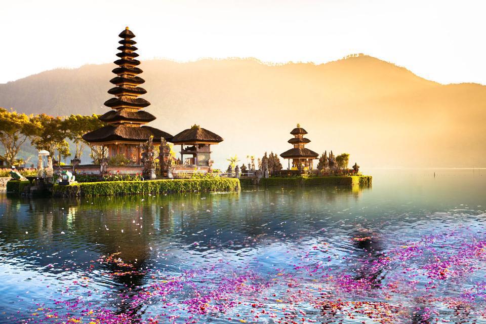 Asie, Indonésie, Bali, temple, Pura Ulun Danu, lac, Beratan,