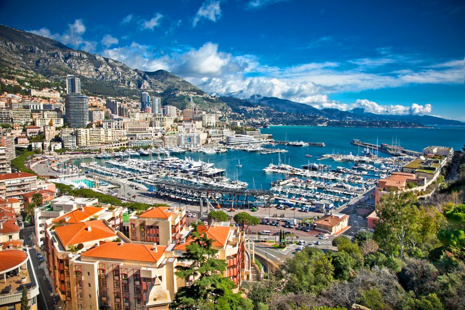 Monaco, Vue panoramique du port de Monte-Carlo