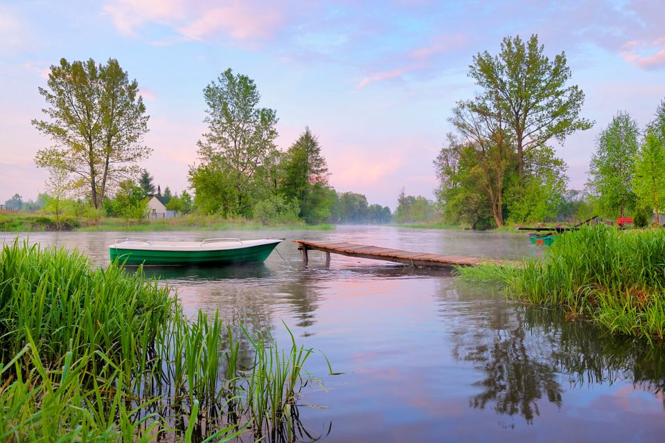 Pologne, Paysage rural sur la rivière Narew