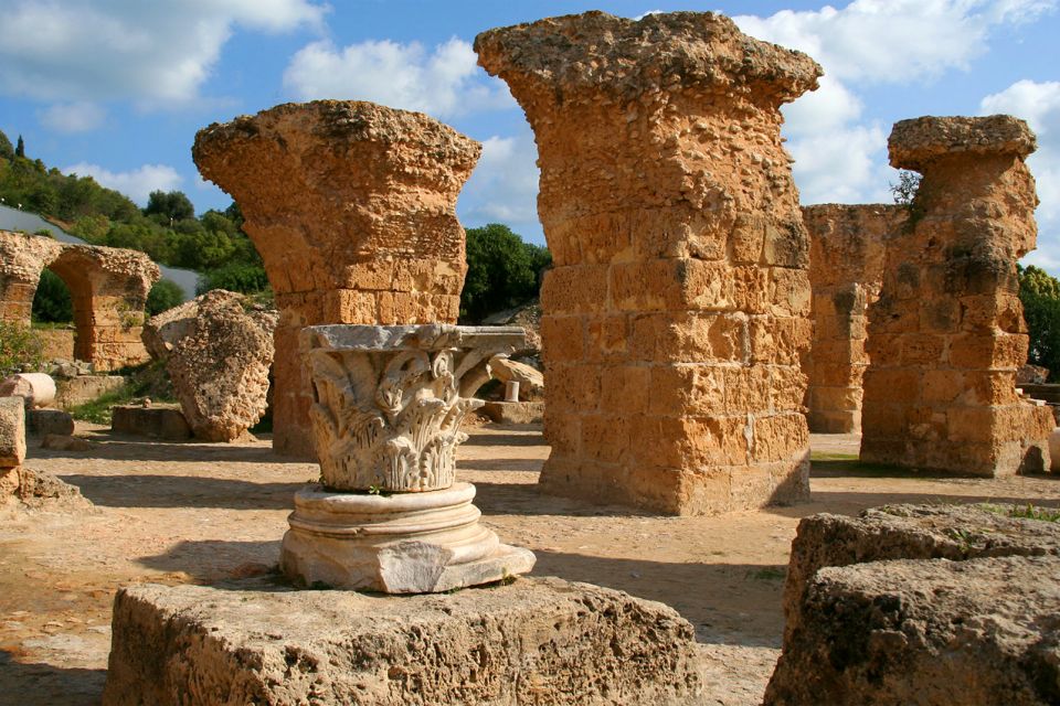 Tunisie, afrique, carthage, romain, ruine