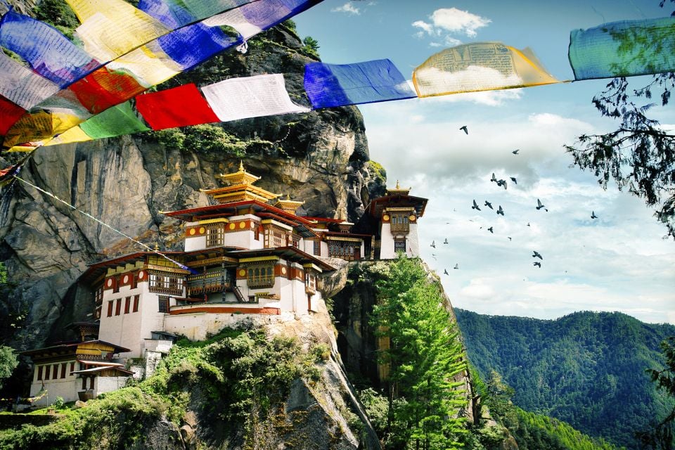 Asie, bhoutan, dzong, monastère, religion, bouddhisme