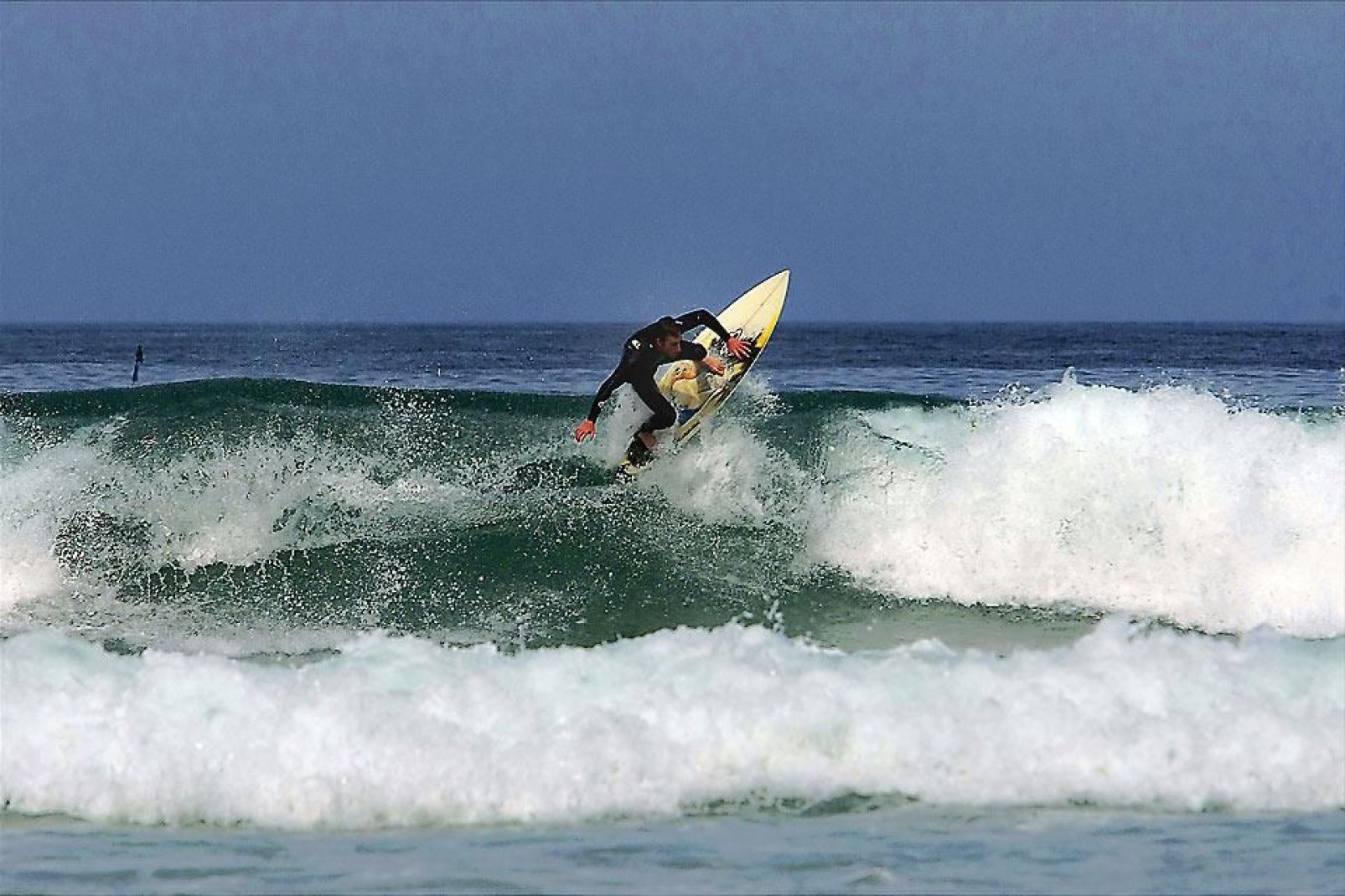 Cherbourg is one of the best spots for surfing in Normandy. The waves can reach over 3 metres high.