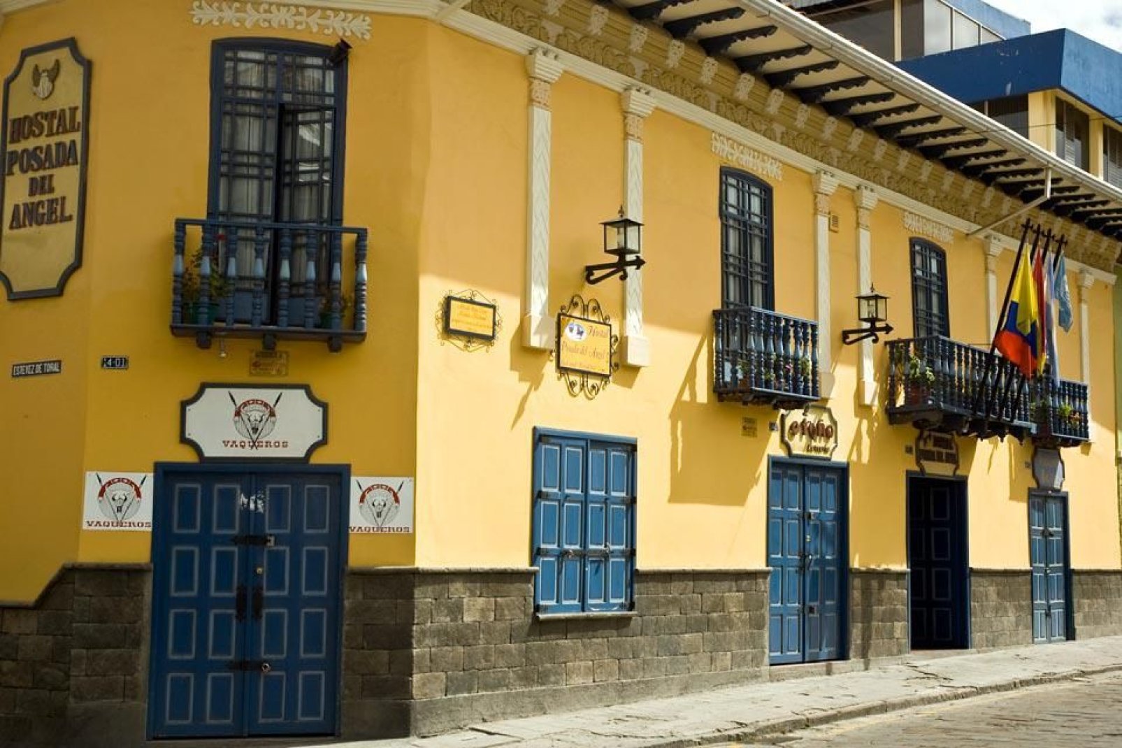 Das Hotel Posada del Angel ist ein restauriertes altes Kolonialgebude im historischen Stadtzentrum von Cuenca.